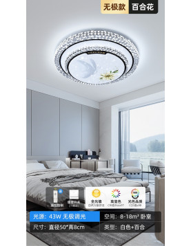 吸頂燈百合花圖案