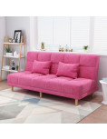 沙發椅床兩用(粉紅), 1.5米長