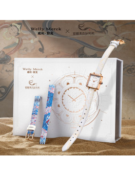 WellyMerck x 敦煌美研 - 優雅方形手錶