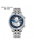 Welly Merck - 057男款銀色鋼帶手錶