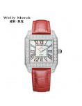 WellyMerck - 璀璨紅色手錶