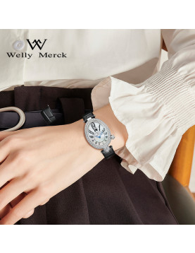 WellyMerck - 女裝簡約防水腕錶
