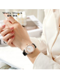 WellyMerck - 珍珠白方形手錶