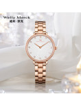 WellyMerck - 珍珠光澤手錶