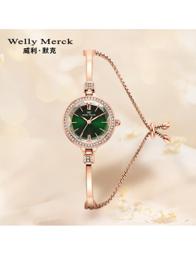 WellyMerck - 璀璨綠色手錶