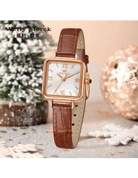 WellyMerck - 復古方形手錶