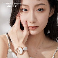 WellyMerck - 藝術風格玫瑰金手錶 WellyMerck - 藝術風格玫瑰金手錶