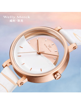 WellyMerck - 藝術風格玫瑰金手錶