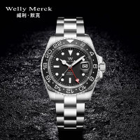 WellyMerck - 093男款銀色鋼帶手錶 WellyMerck - 093男款銀色鋼帶手錶