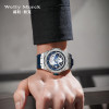Welly Merck - 124男款皮带银壳手表
