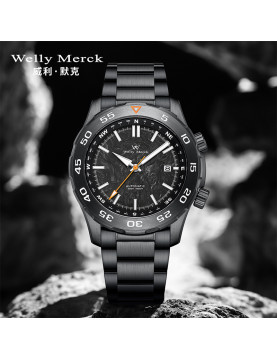 WellyMerck - 157黑曜風尚男表