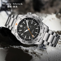 WellyMerck - 157黑曜風尚男表 WellyMerck - 157黑曜風尚男表