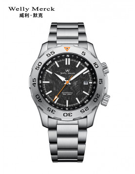 WellyMerck - 157黑曜風尚男表